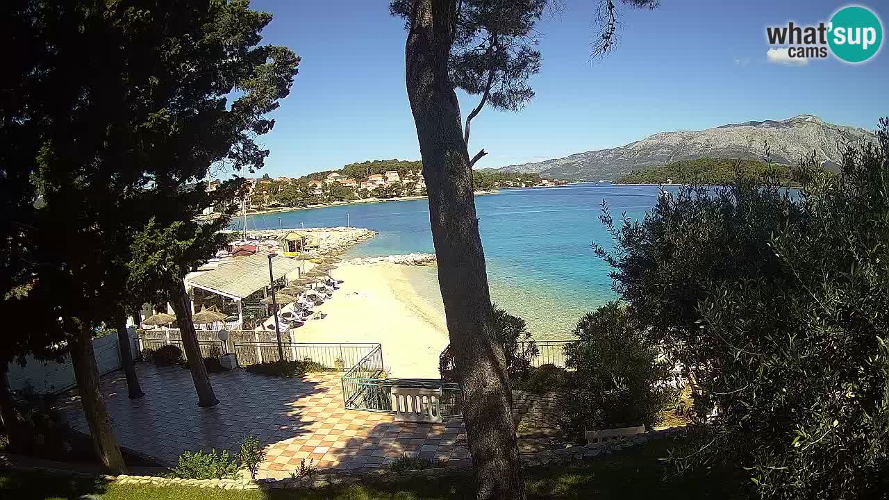Webcam Lumbarda – Prvi Žal beach – Korčula