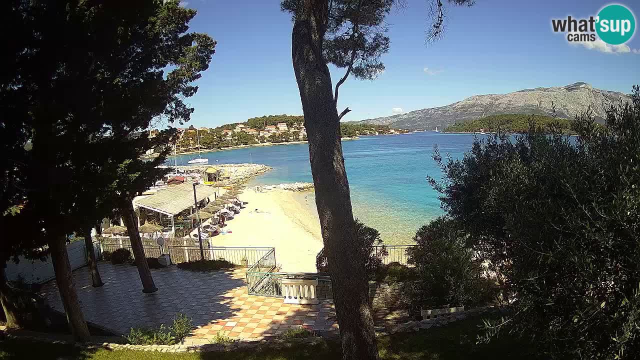 Livecam Lumbarda – Spiaggia Prvi Žal – Korčula