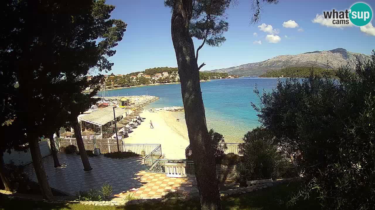 Web kamera Lumbarda – Plaža Prvi Žal – Korčula