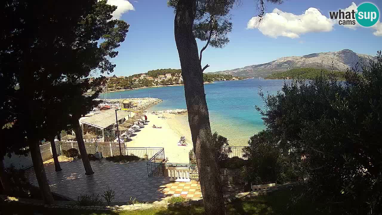 Webcam Lumbarda – Prvi Žal beach – Korčula