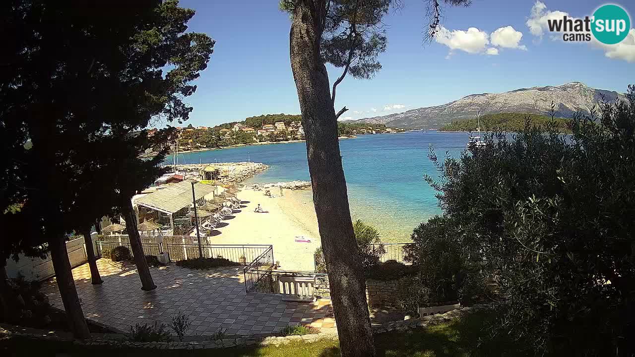 Camera en vivo Lumbarda – Playa Prvi Žal – Korčula