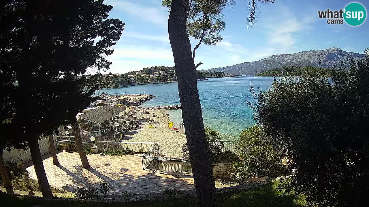 Camera en vivo Lumbarda – Playa Prvi Žal – Korčula