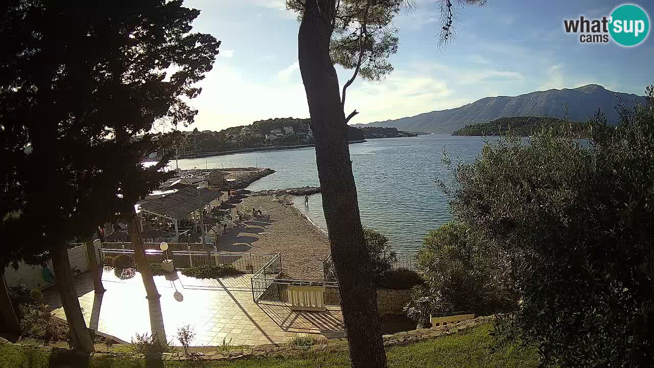 Webcam live Lumbarda – Plage Prvi Žal – Korčula