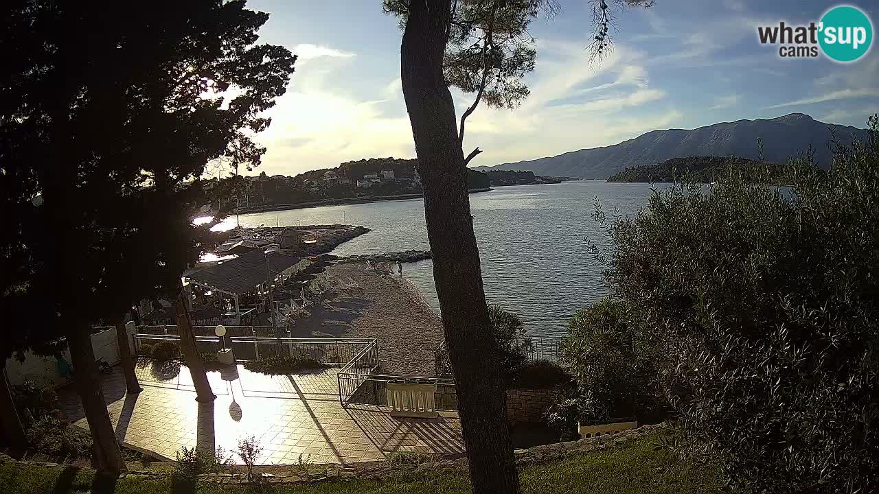 Webcam live Lumbarda – Plage Prvi Žal – Korčula