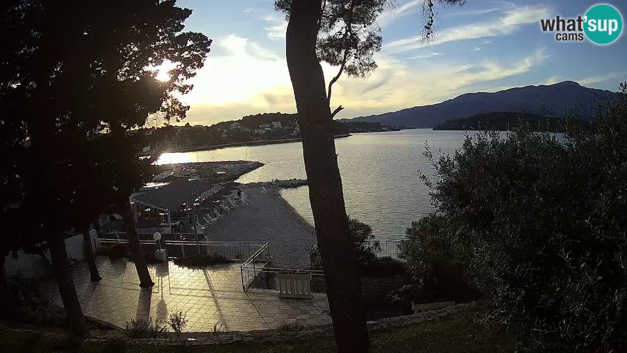 Webcam Lumbarda – Prvi Žal beach – Korčula