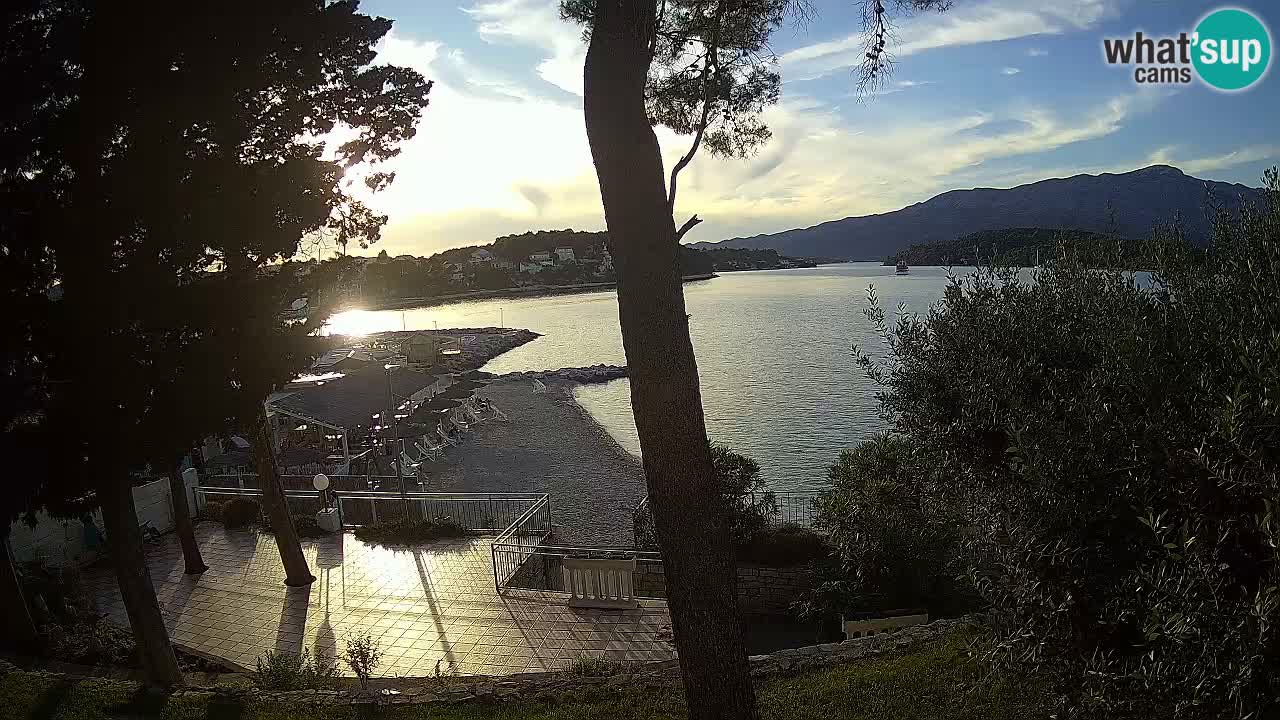 Webcam Lumbarda – Prvi Žal beach – Korčula