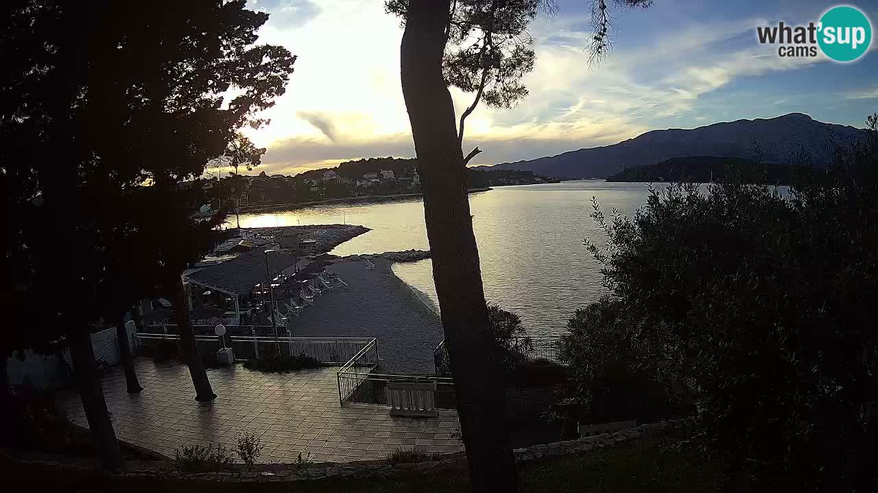 Webcam Lumbarda – Prvi Žal Strand – Korčula