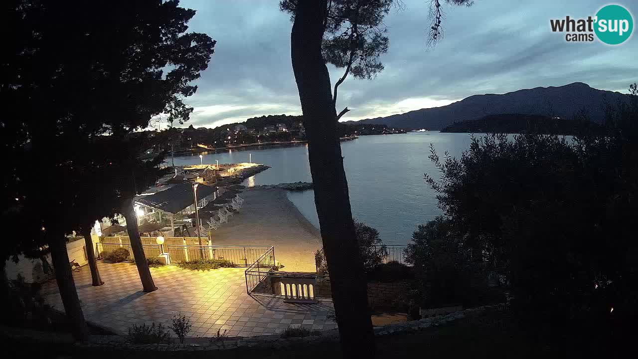 Camera en vivo Lumbarda – Playa Prvi Žal – Korčula