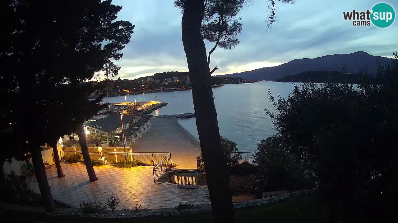Camera en vivo Lumbarda – Playa Prvi Žal – Korčula