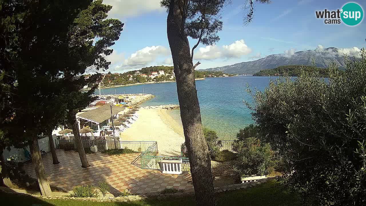 Webcam Lumbarda – Prvi Žal beach – Korčula