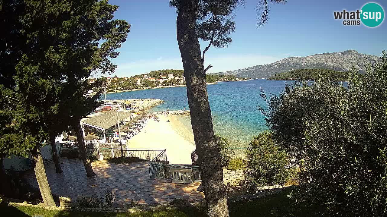 Webcam Lumbarda – Prvi Žal beach – Korčula