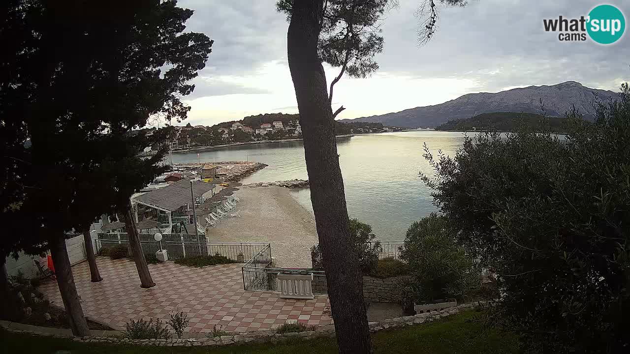 Camera en vivo Lumbarda – Playa Prvi Žal – Korčula