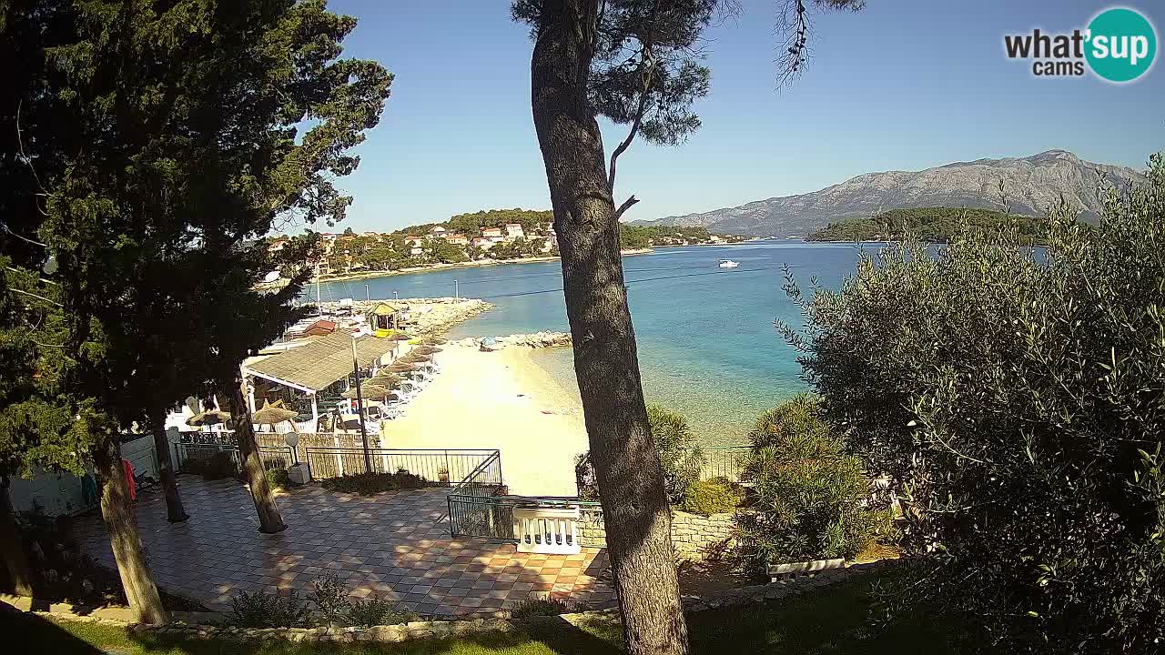 Webcam Lumbarda – Prvi Žal beach – Korčula