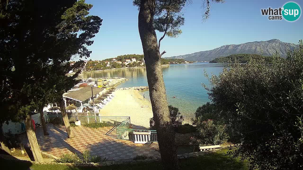Webcam Lumbarda – Prvi Žal beach – Korčula