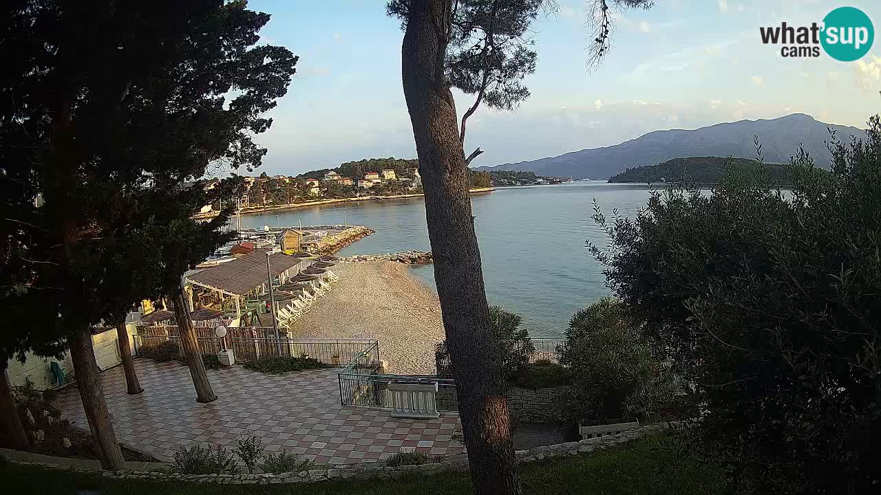 Camera en vivo Lumbarda – Playa Prvi Žal – Korčula