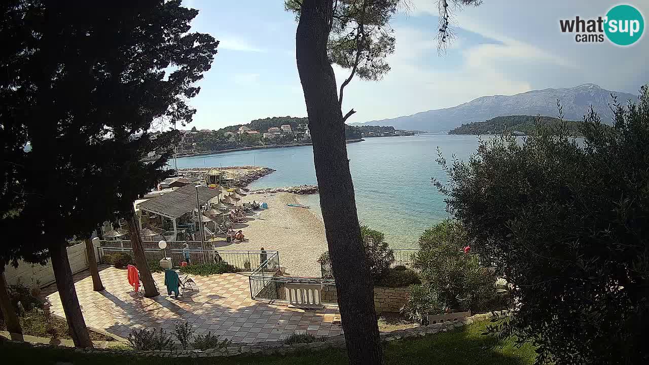 Camera en vivo Lumbarda – Playa Prvi Žal – Korčula