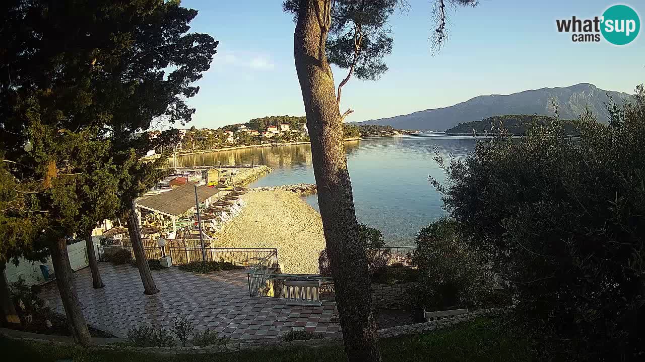 Webcam Lumbarda – Prvi Žal beach – Korčula