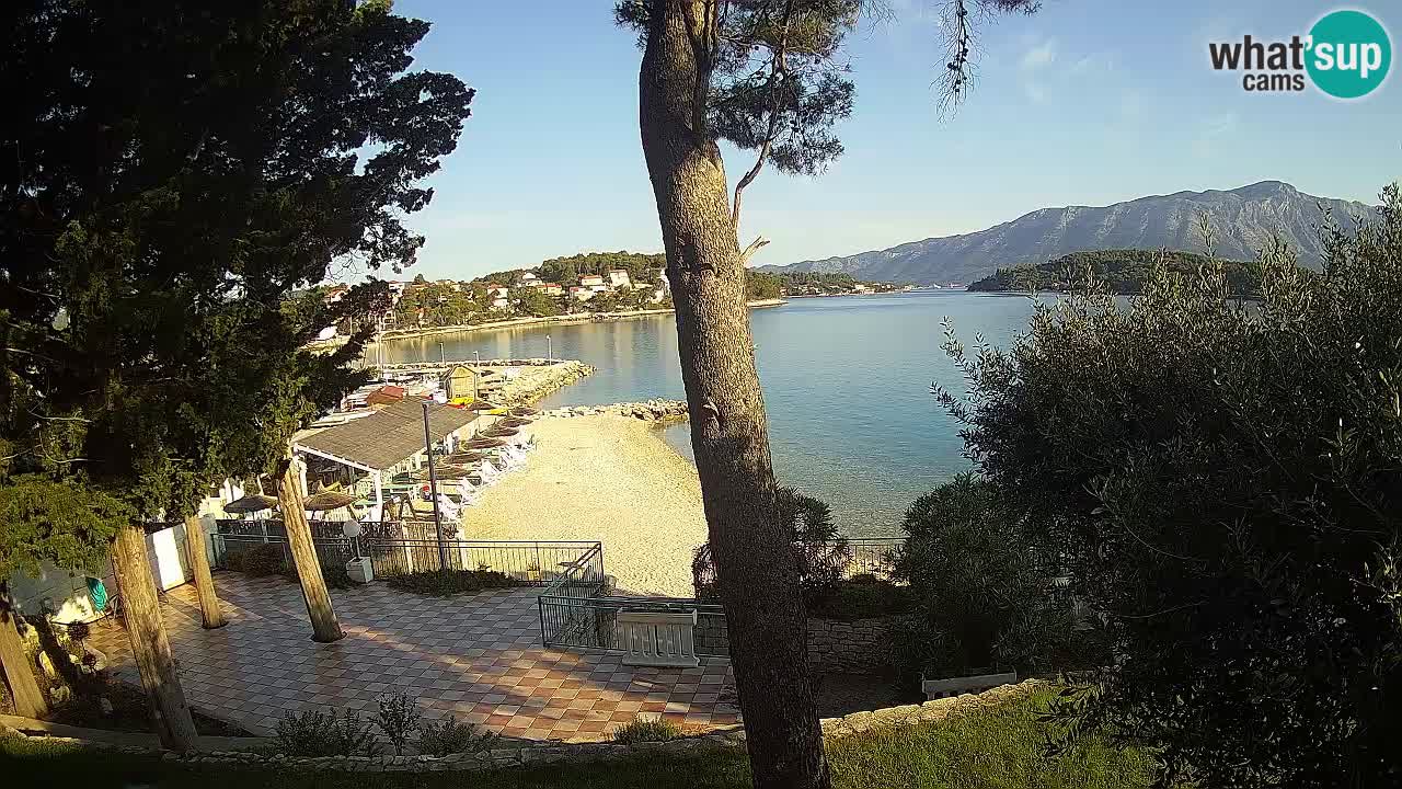 Web kamera Lumbarda – Plaža Prvi Žal – Korčula