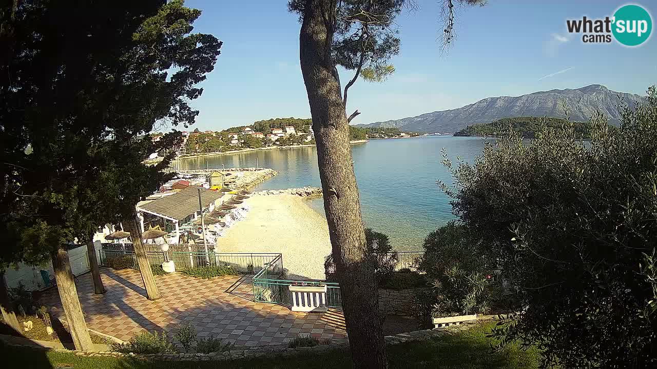 Webcam Lumbarda – Prvi Žal beach – Korčula