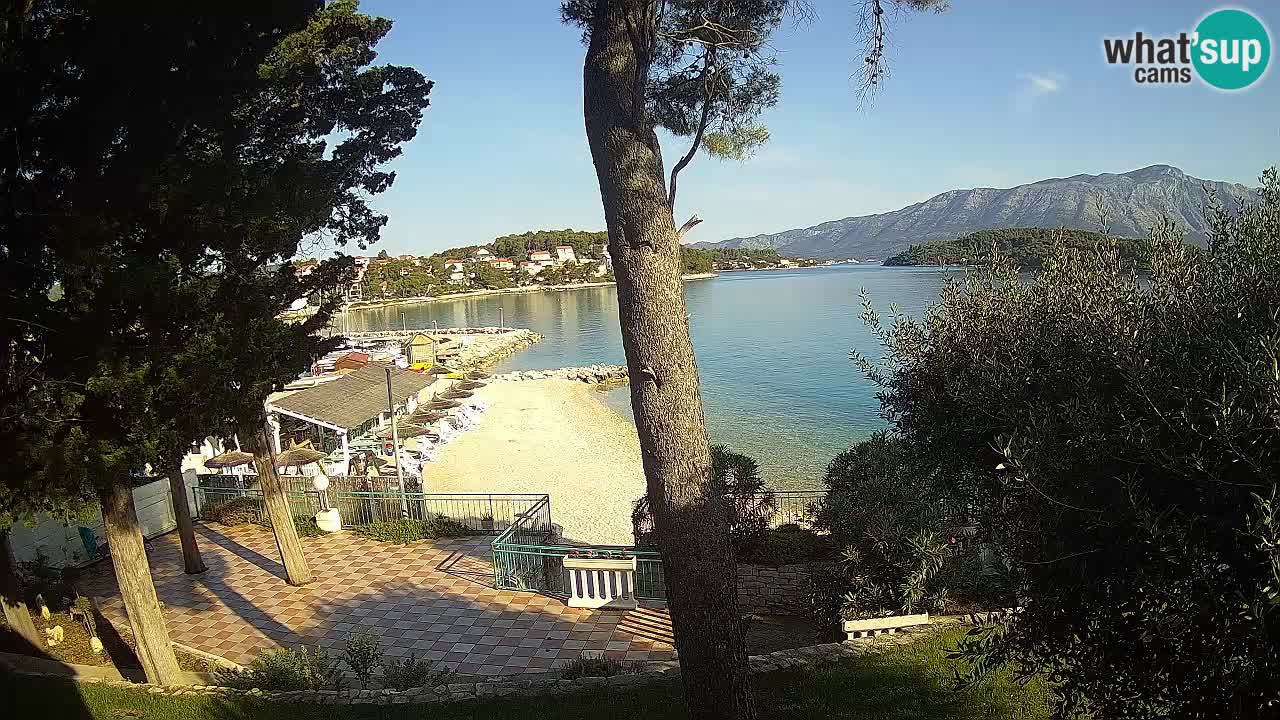 Webcam Lumbarda – Prvi Žal beach – Korčula