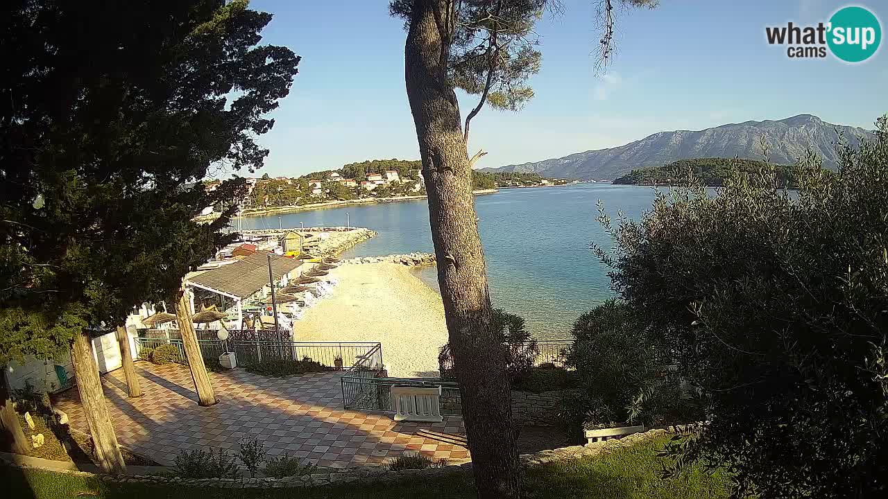 Webcam Lumbarda – Prvi Žal beach – Korčula