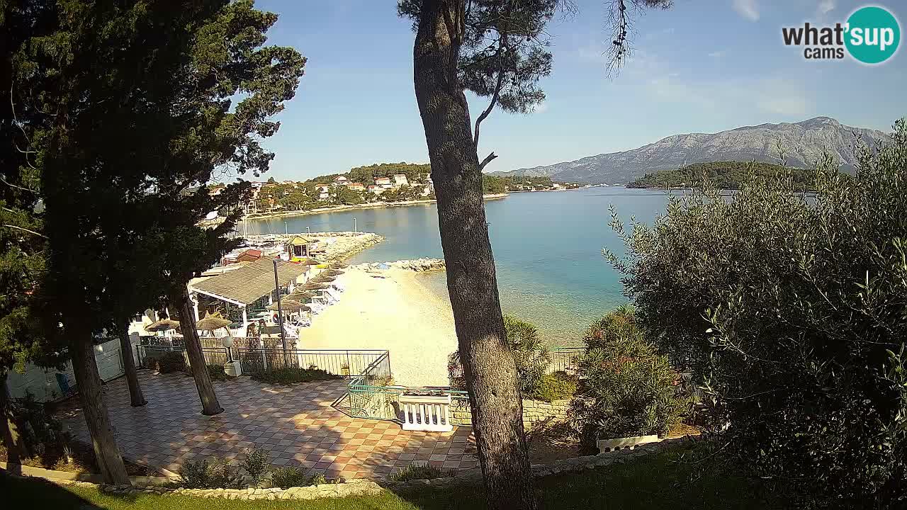 Web kamera Lumbarda – Plaža Prvi Žal – Korčula