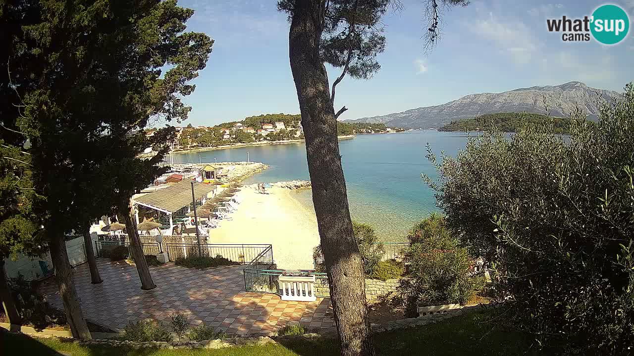 Web kamera Lumbarda – Plaža Prvi Žal – Korčula