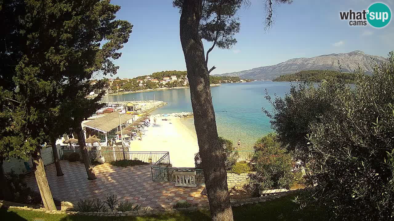 Livecam Lumbarda – Spiaggia Prvi Žal – Korčula