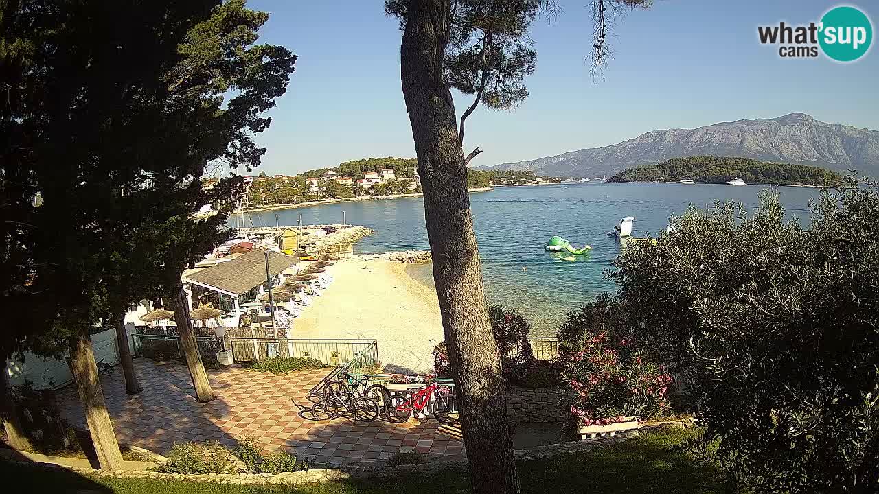 Webcam Lumbarda – Prvi Žal beach – Korčula