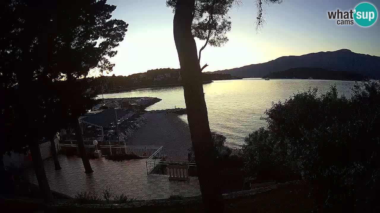 Webcam Lumbarda – Prvi Žal beach – Korčula
