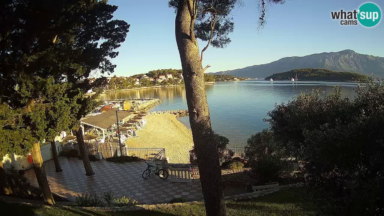 Webcam Lumbarda – Prvi Žal beach – Korčula