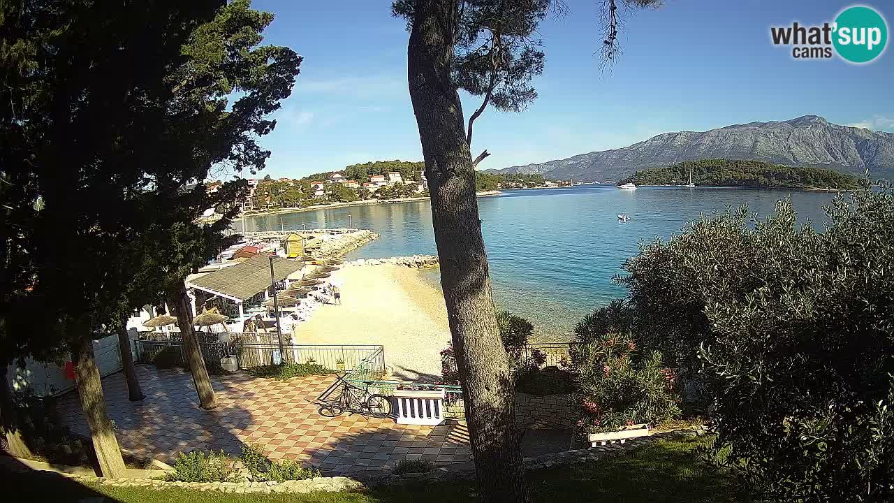 Webcam Lumbarda – Prvi Žal beach – Korčula