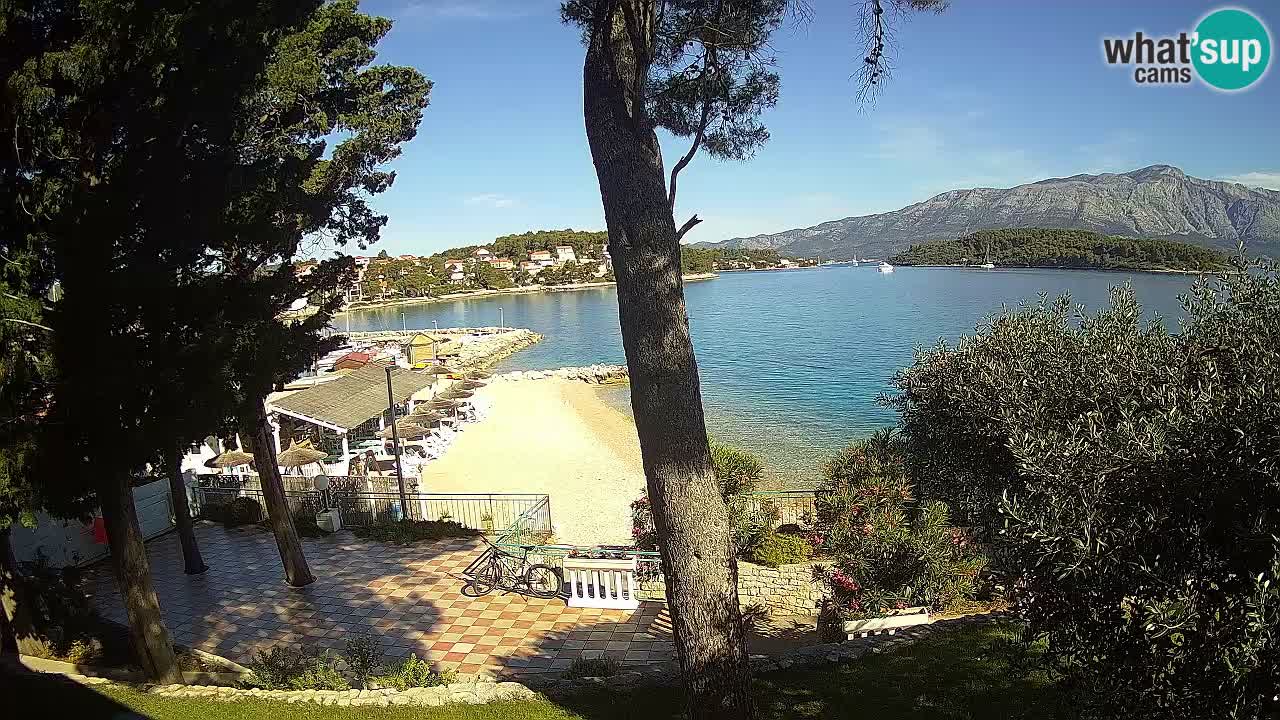 Livecam Lumbarda – Spiaggia Prvi Žal – Korčula