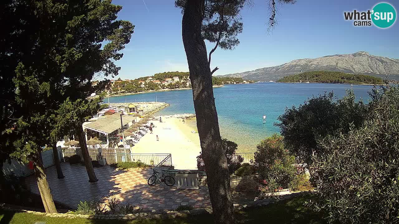 Livecam Lumbarda – Spiaggia Prvi Žal – Korčula