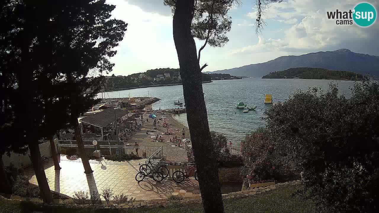 Webcam Lumbarda – Prvi Žal beach – Korčula