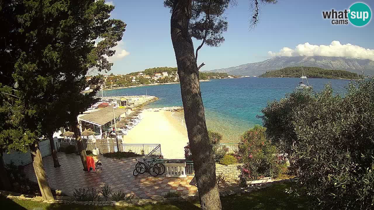 Webcam Lumbarda – Prvi Žal beach – Korčula