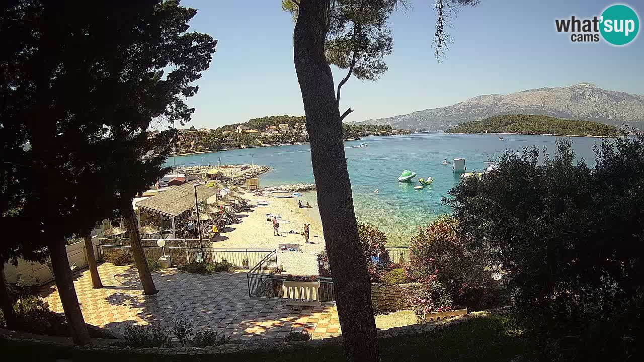 Webcam Lumbarda – Prvi Žal Strand – Korčula