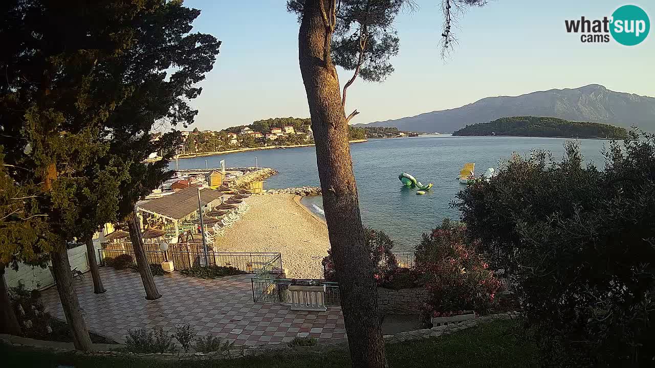 Camera en vivo Lumbarda – Playa Prvi Žal – Korčula