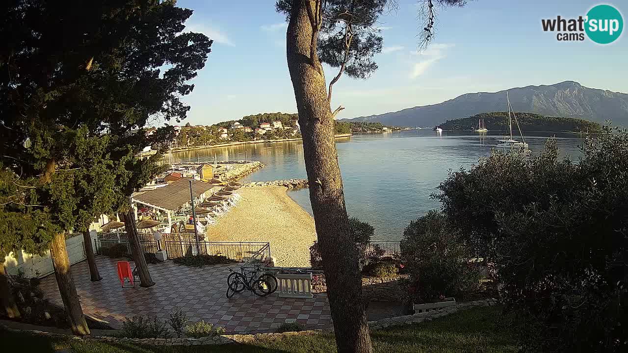 Camera en vivo Lumbarda – Playa Prvi Žal – Korčula