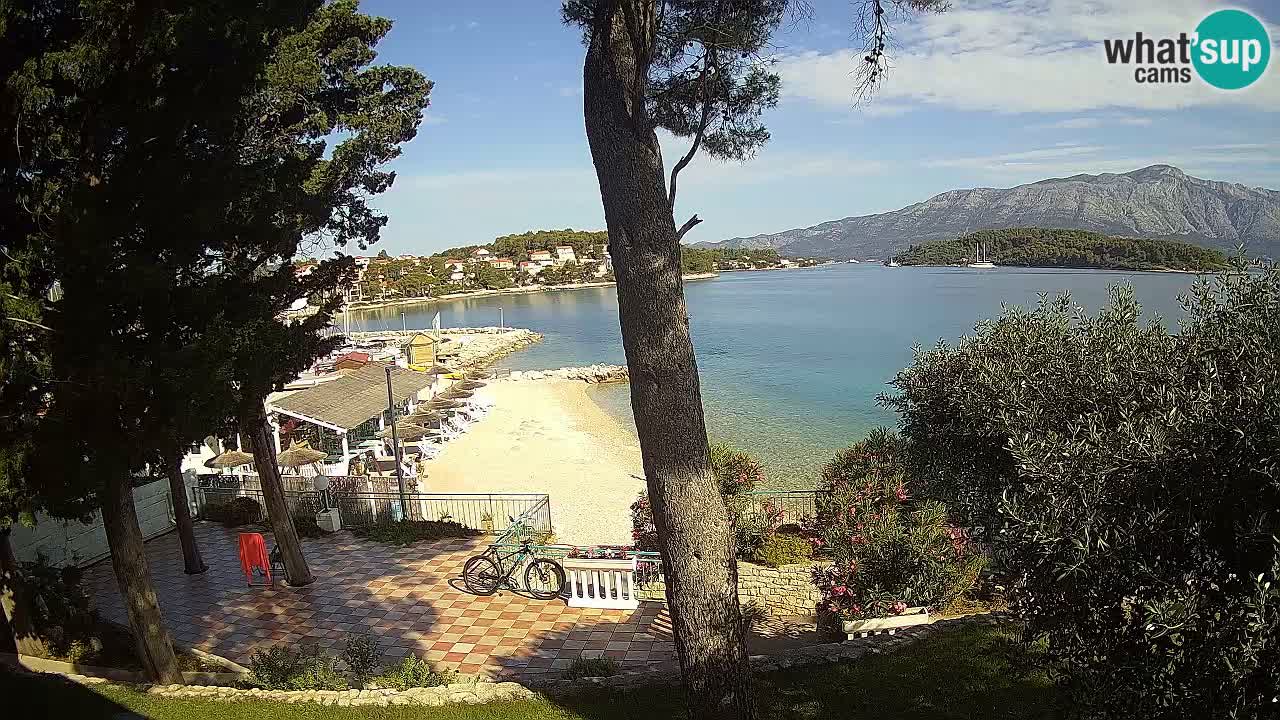 Webcam Lumbarda – Prvi Žal beach – Korčula