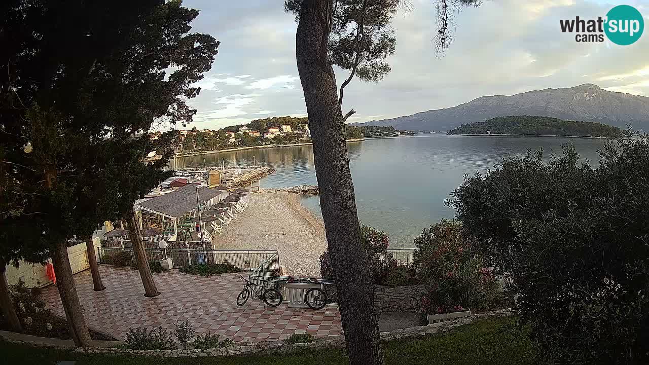 Webcam Lumbarda – Prvi Žal beach – Korčula