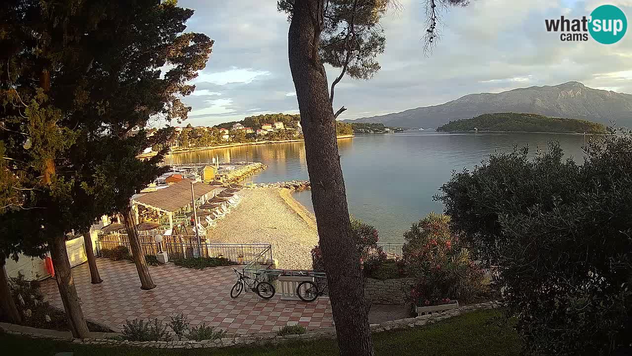 Webcam Lumbarda – Prvi Žal beach – Korčula