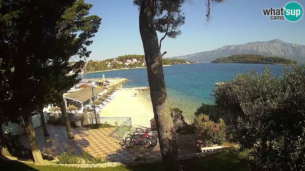 Livecam Lumbarda – Spiaggia Prvi Žal – Korčula