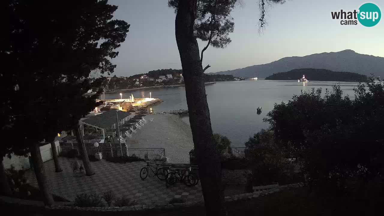Livecam Lumbarda – Spiaggia Prvi Žal – Korčula