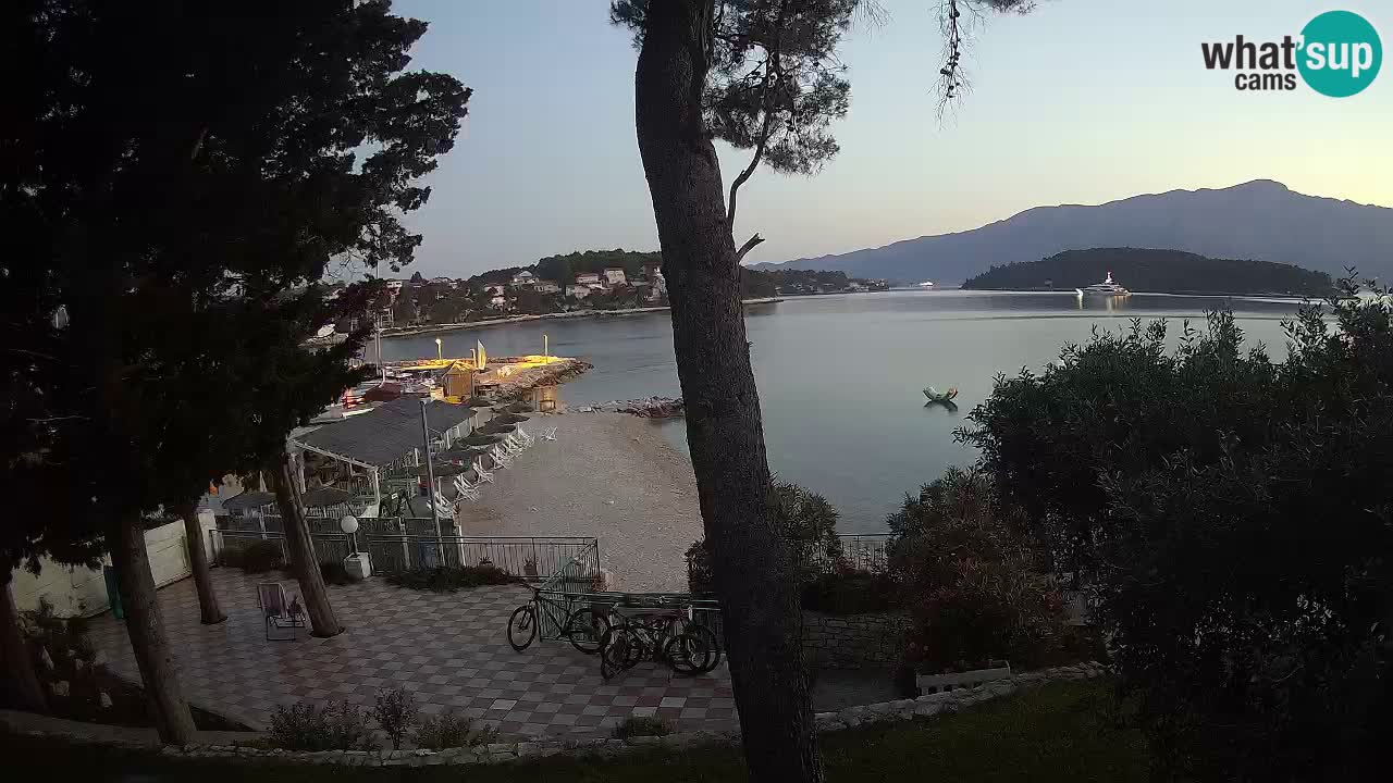 Webcam Lumbarda – Prvi Žal beach – Korčula