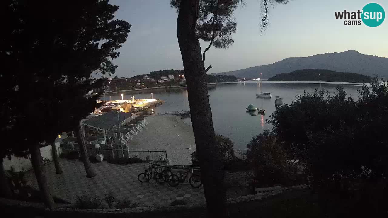 Livecam Lumbarda – Spiaggia Prvi Žal – Korčula