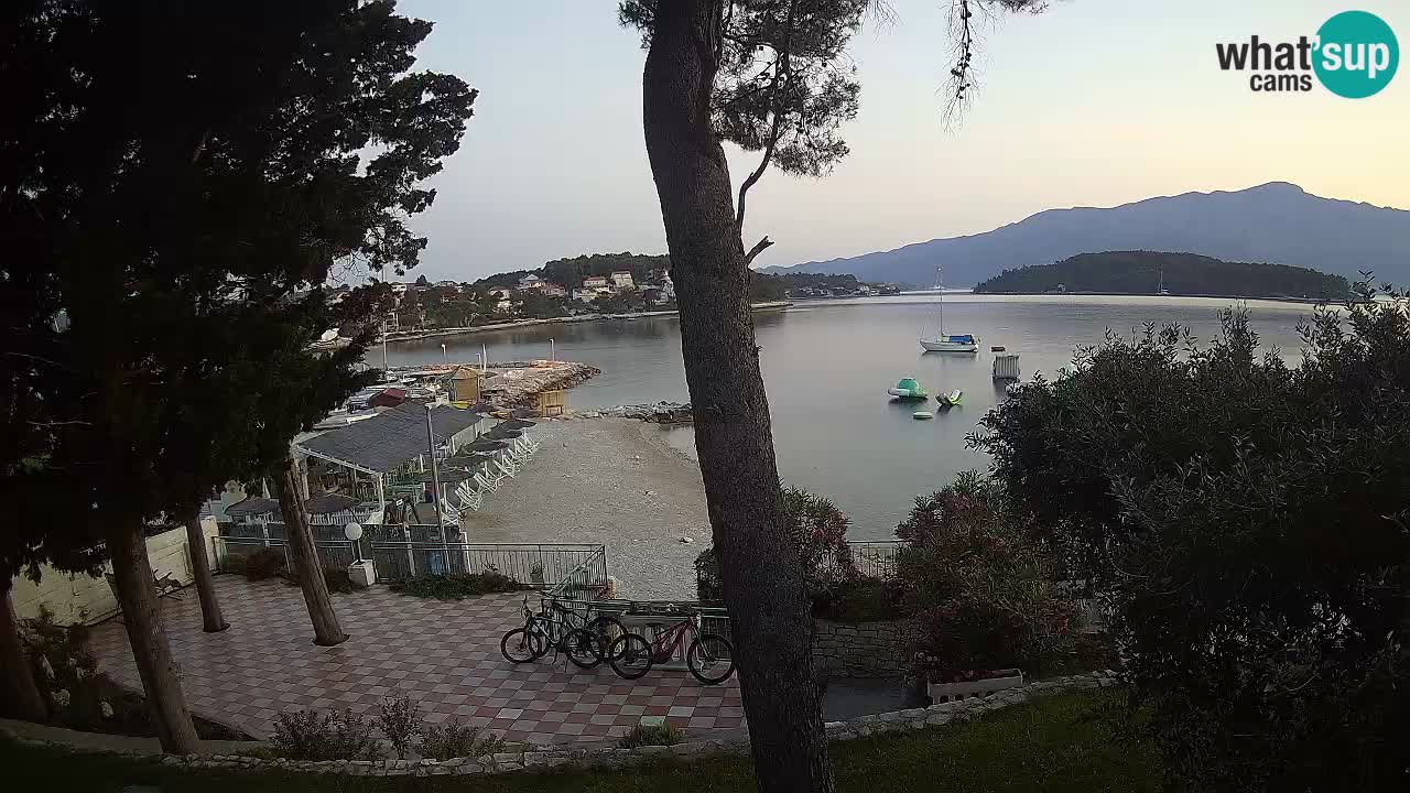 Livecam Lumbarda – Spiaggia Prvi Žal – Korčula