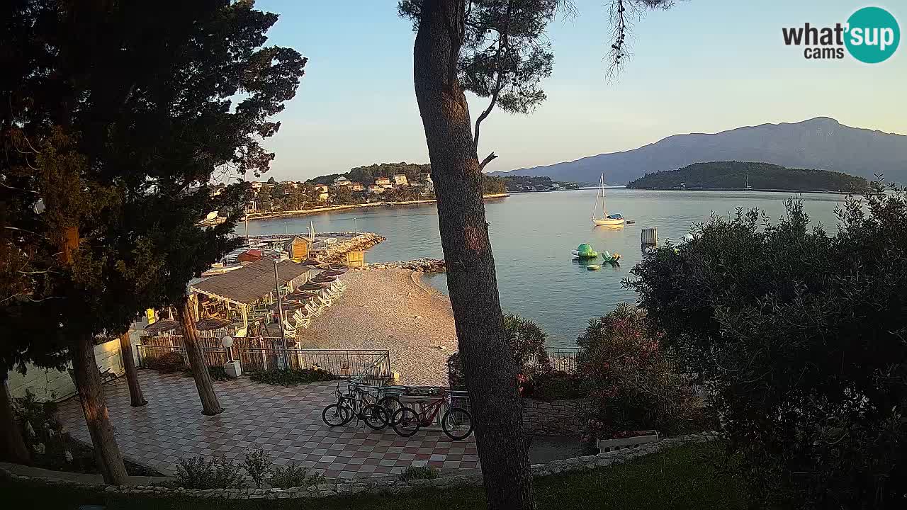 Webcam Lumbarda – Prvi Žal beach – Korčula
