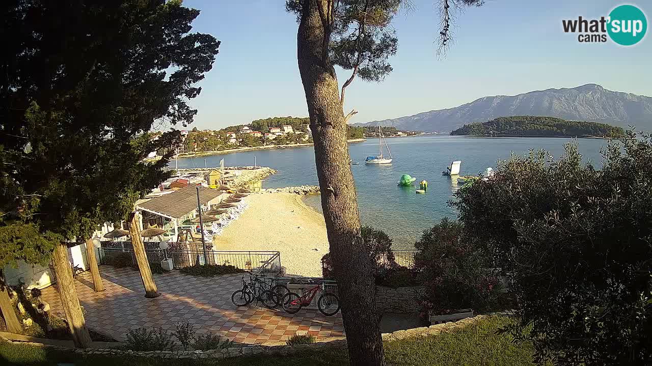 Camera en vivo Lumbarda – Playa Prvi Žal – Korčula