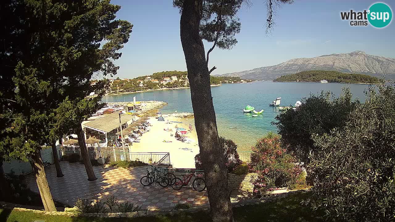 Camera en vivo Lumbarda – Playa Prvi Žal – Korčula